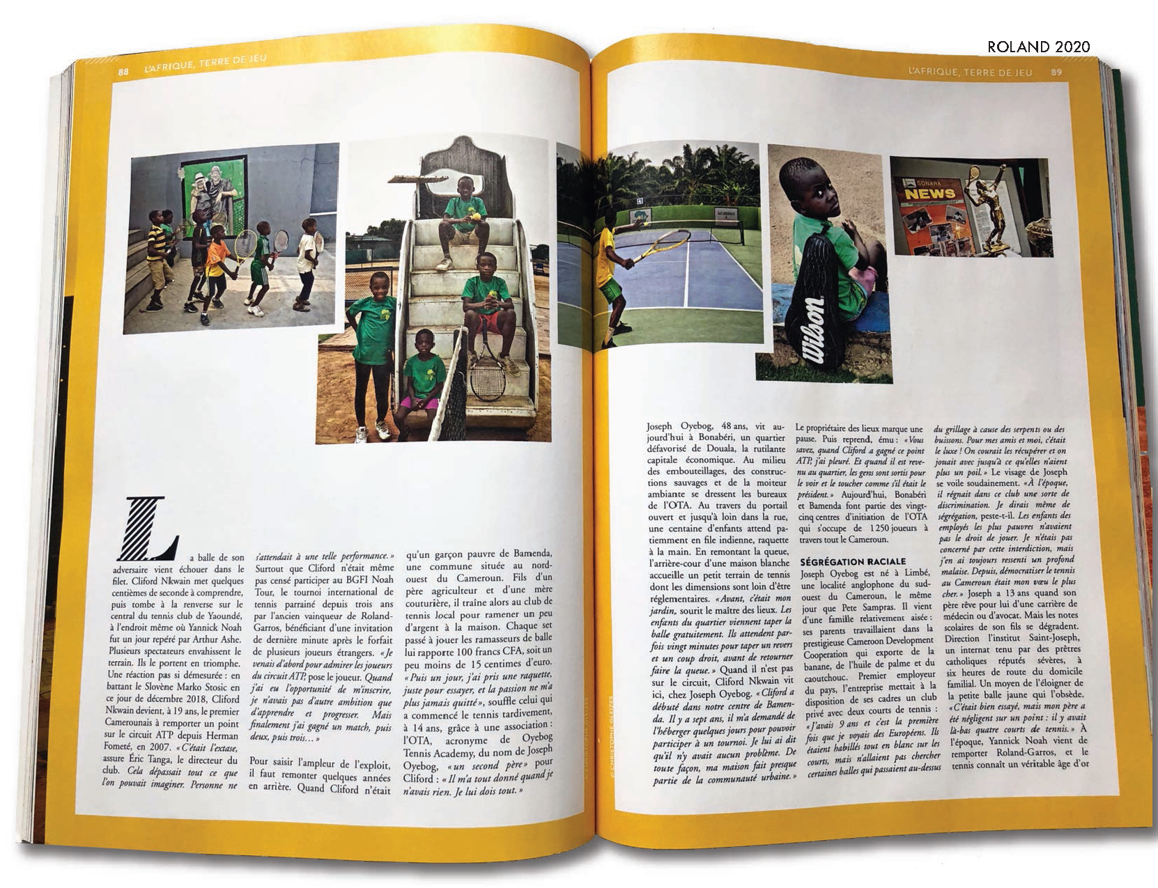 OTA présenté dans Roland Magazine! – OTA Tennis Online